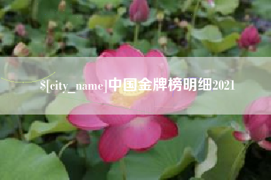 丽江中国金牌榜明细2021