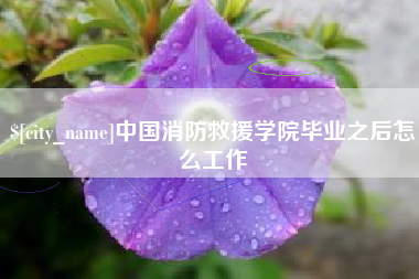 丽江中国消防救援学院毕业之后怎么工作