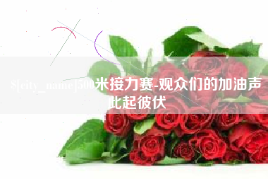 丽江500米接力赛-观众们的加油声此起彼伏