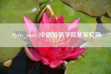 丽江中国消防学院是军校吗