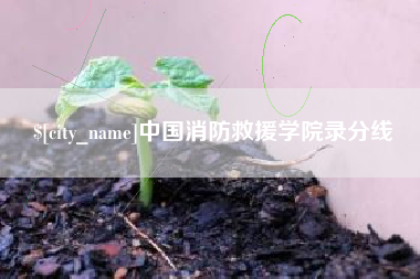丽江中国消防救援学院录分线