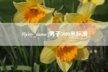 丽江男子5000米标准