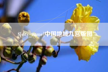 丽江中国地域九宫版图