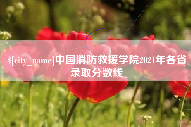 丽江中国消防救援学院2021年各省录取分数线