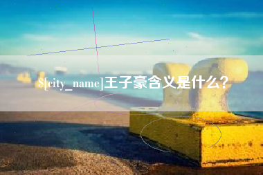 丽江王子豪含义是什么？