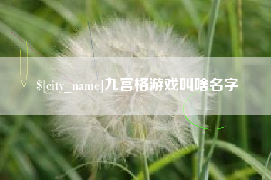 丽江九宫格游戏叫啥名字