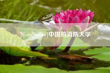 丽江中国的消防大学