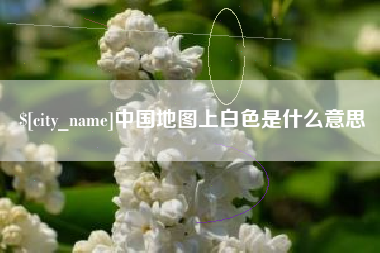 丽江中国地图上白色是什么意思