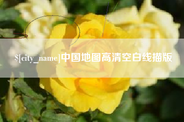 丽江中国地图高清空白线描版