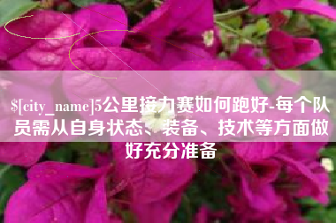 丽江5公里接力赛如何跑好-每个队员需从自身状态、装备、技术等方面做好充分准备