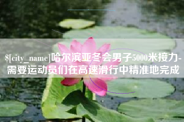 丽江哈尔滨亚冬会男子5000米接力-需要运动员们在高速滑行中精准地完成