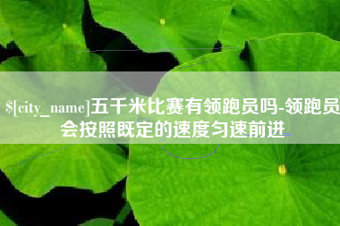 丽江五千米比赛有领跑员吗-领跑员会按照既定的速度匀速前进