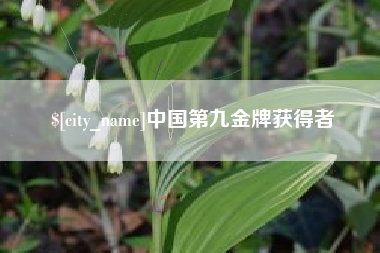 丽江中国第九金牌获得者