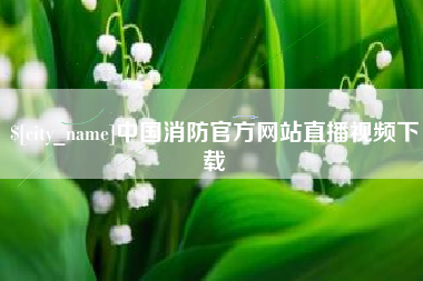 丽江中国消防官方网站直播视频下载