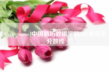 丽江中国消防救援学院2021年招生分数线