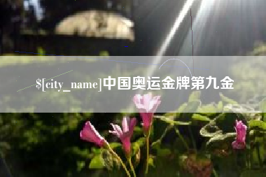 丽江中国奥运金牌第九金