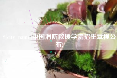 丽江中国消防救援学院招生章程公布!